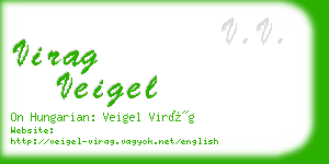virag veigel business card